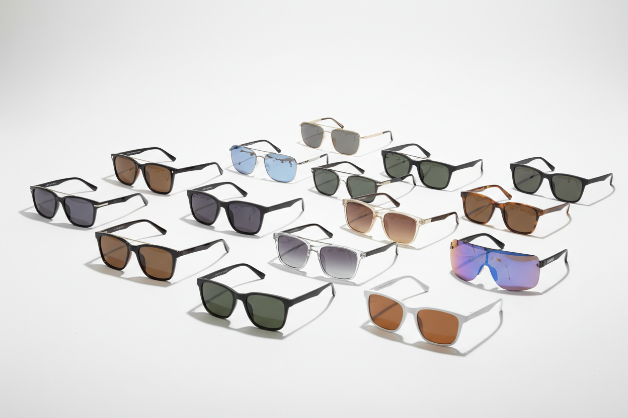 Stylish sunglasses collection for men and women with modern designs