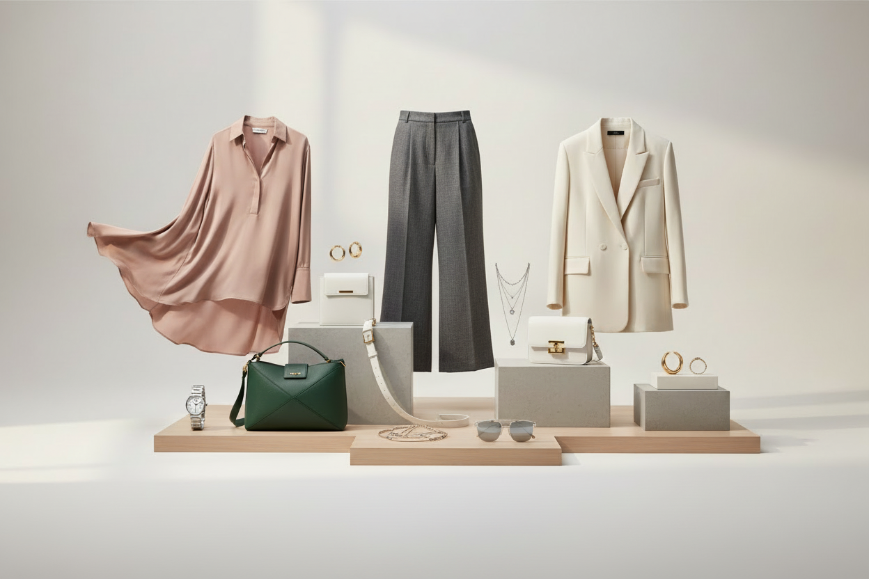 New arrivals fashion collection with latest trendy accessories and styles